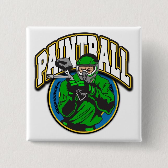 Paintball Logo Button (Front)