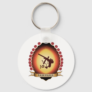 Paintball Mandorla Keychain