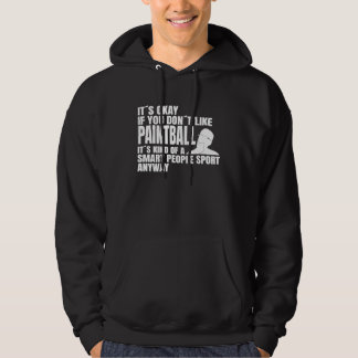 Paintball Markierer Gotcha smart people sport Pain Hoodie