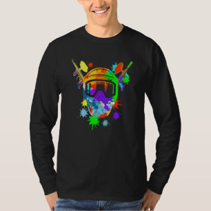 Paintball Mask Paintball Game Air Gun Paintballer T-Shirt