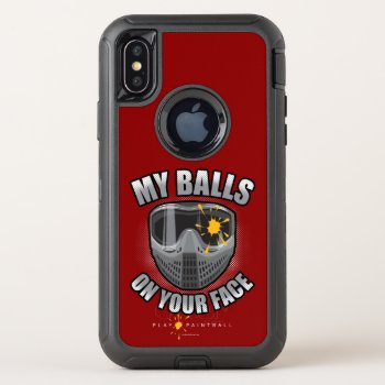 Paintball On Your Face Otterbox Defender Iphone X Case by eBrushDesign at Zazzle