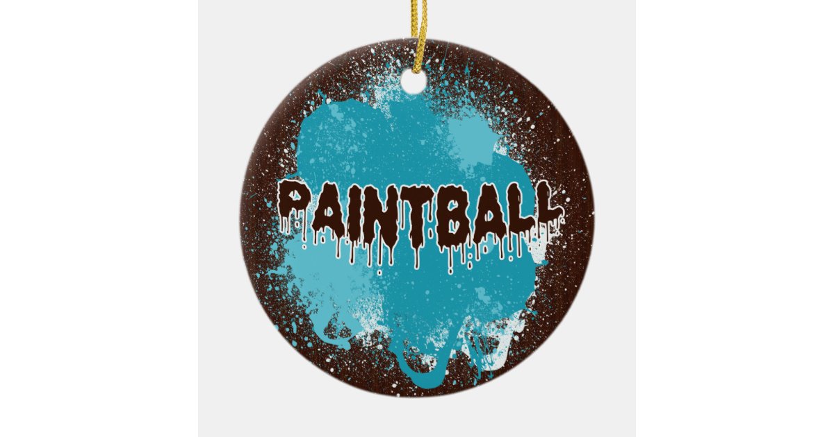 Paintball Ornament Zazzle