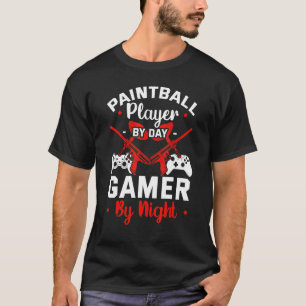 Paintball Paintballer Video Gamer Shooting Team Sp T-Shirt