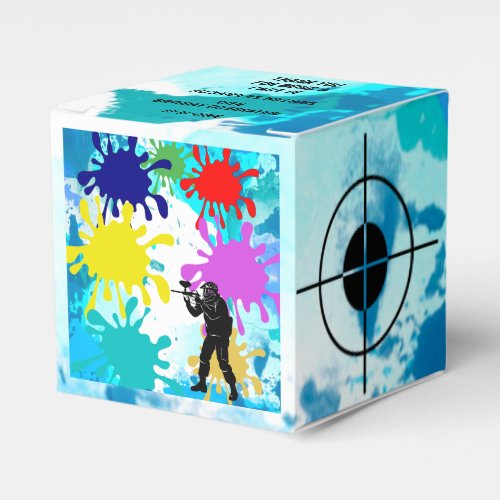 Paintball Party Favor Boxes