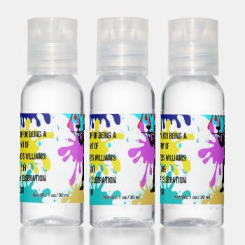 Paintball Party Hand Sanitizer by shm_graphics at Zazzle