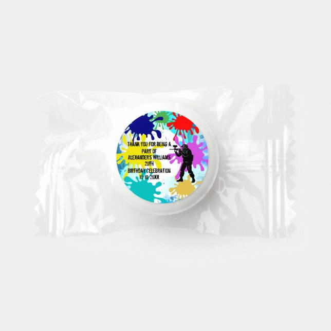 Paintball Party   Life Saver® Mints (Front)
