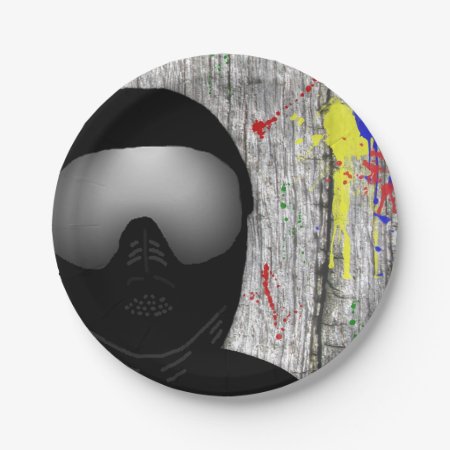 Paintball Party Paper Plates