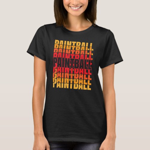 Paintball Player  for Paintballer Paintball Gotcha T_Shirt