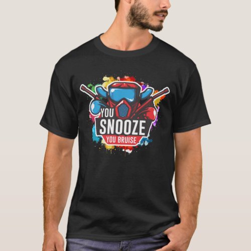 Paintball Player Quote Paint Gun Shooting T_Shirt