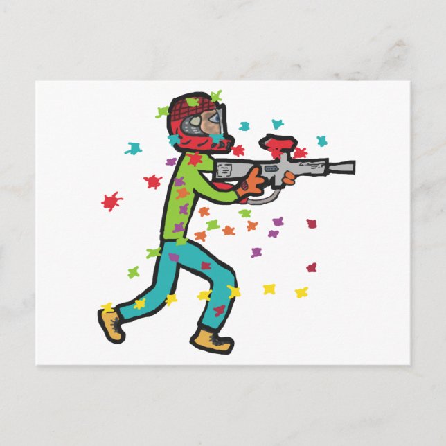 Paintball Postcard (Front)