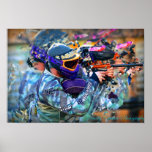 Paintball Print- Large Poster at Zazzle
