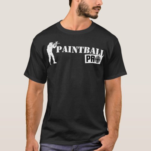 Paintball Pro Art Pro Paintball Shooters Design Gi T_Shirt