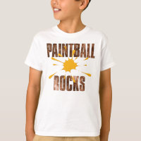 Paintball Rocks (brown) T-Shirt