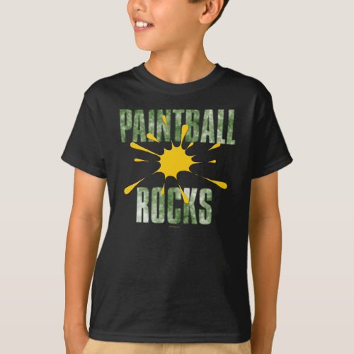 Paintball Rocks green T_Shirt