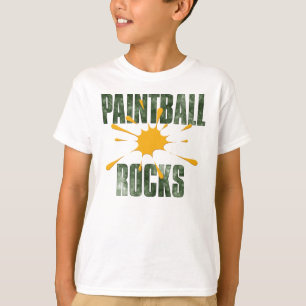 Paintball Rocks (green) T-Shirt