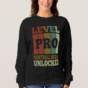 Paintball Shooter Pro Unlocked Vintage Style Uniqu Sweatshirt