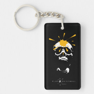 Paintball Skull Keychain