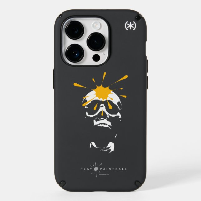 Paintball Skull Speck iPhone Case (Front)