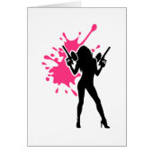 Paintball splash woman girl (Front)