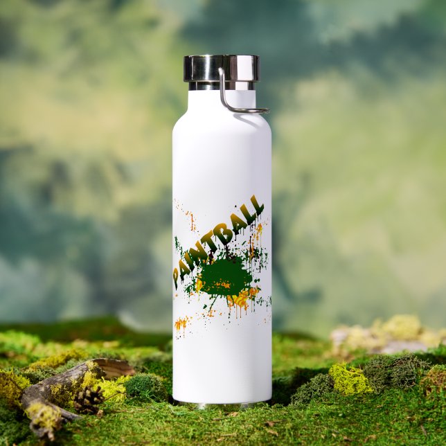 Paintball Splatter Water Bottle (Outdoor (Rotated))