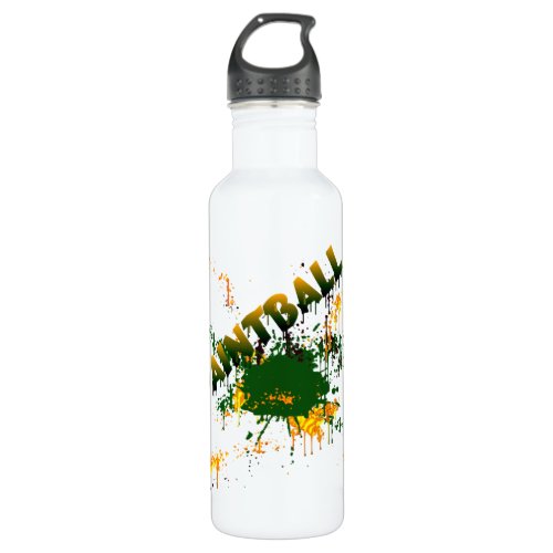 Paintball Splatter Water Bottle