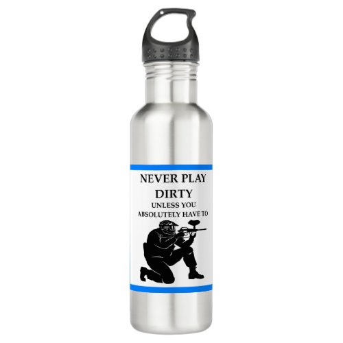 PAINTBALL STAINLESS STEEL WATER BOTTLE