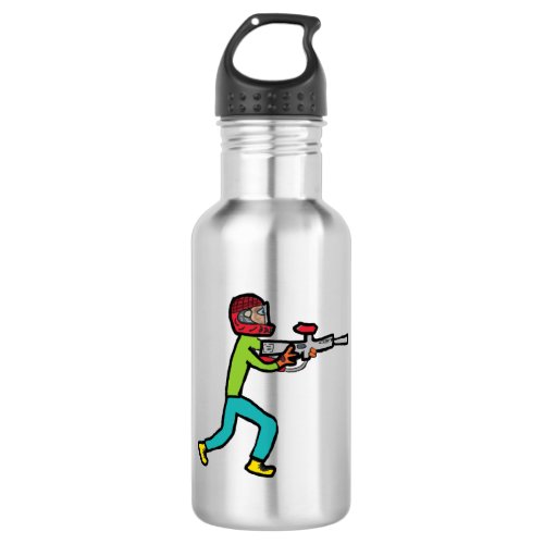 Paintball Stainless Steel Water Bottle