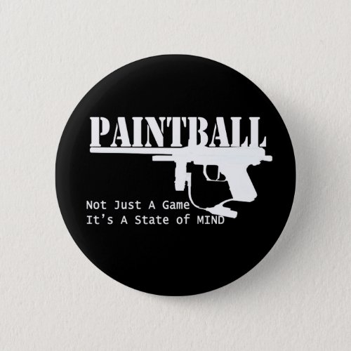 Paintball State of Mind Pinback Button