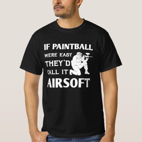 Paintball teamshooting sport player design  T_Shirt