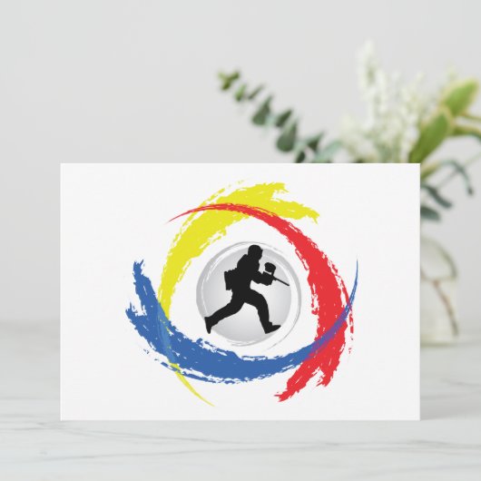 Paintball Tricolor Emblem (Standing Front)