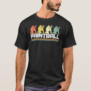 Paintball Vintage Retro Air Guns Shooting Game T-Shirt