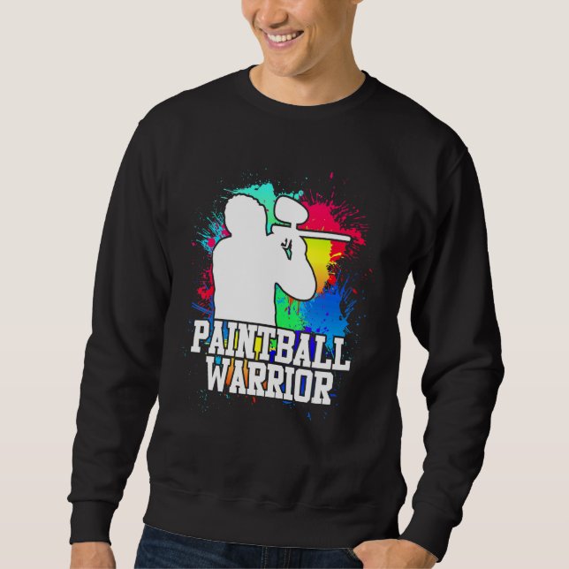 Paintball Warrior Paintballer Sweatshirt (Front)