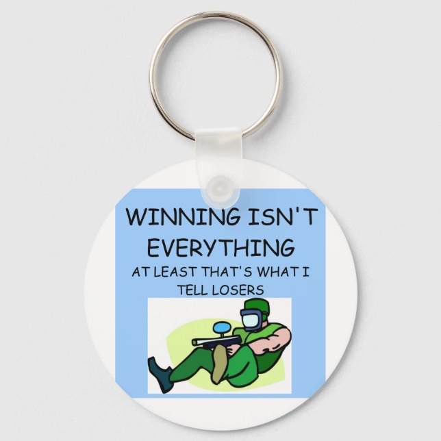PAINTBALL winner Keychain (Front)