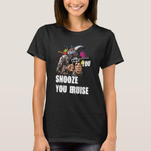 Paintball You Snooze U Bruise Paintballing T-Shirt
