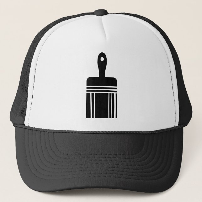 Paintbrush 02 trucker hat (Front)