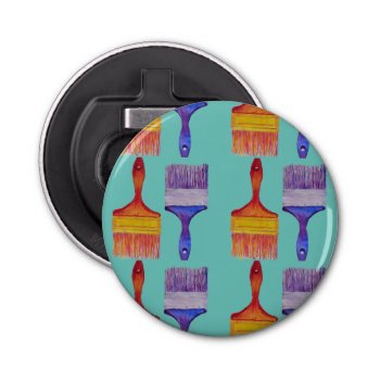 Paintbrush  Bottle Opener by ch_ch_cheerful at Zazzle