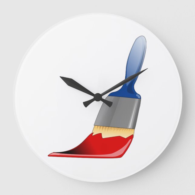 Paintbrush Clock (Front)