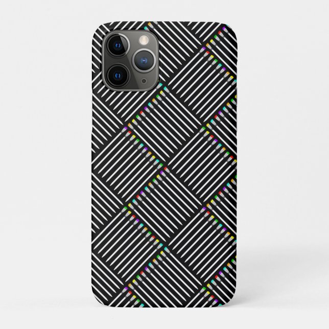 Paintbrush Crosshatch Case-Mate iPhone Case (Back)