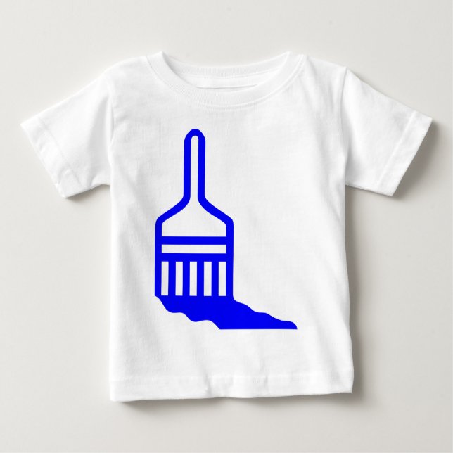 Paintbrush Icon Baby T-Shirt (Front)