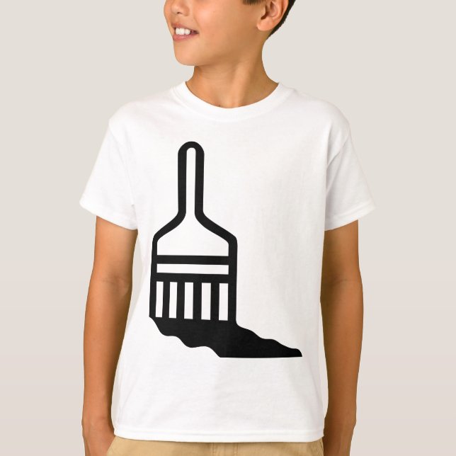 Paintbrush Icon T-Shirt (Front)
