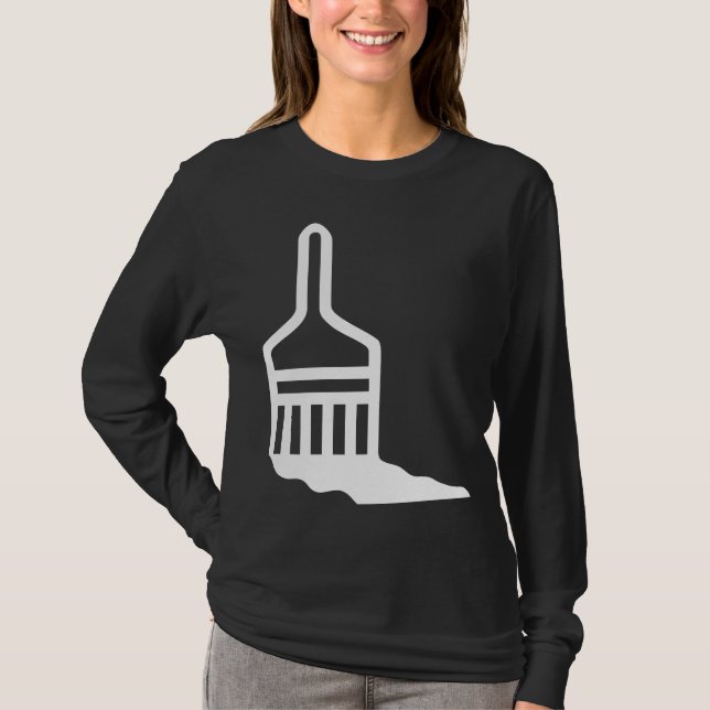 Paintbrush Icon T-Shirt (Front)