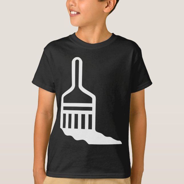 Paintbrush Icon T-Shirt (Front)