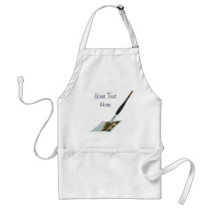 Paintbrush painting landscape artists adult apron