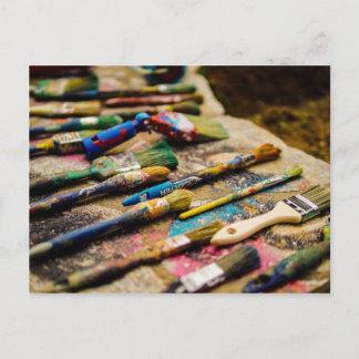 PAINTBRUSHES POSTCARD