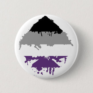 Paintdrip Asexual Ace Pinback Button