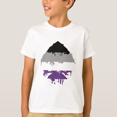 Paintdrip Asexual Ace T_Shirt