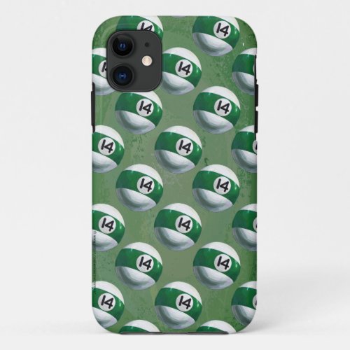 Painted 14 Ball Pattern iPhone 11 Case