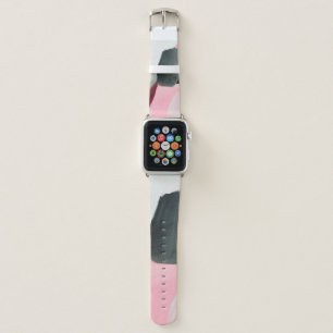 Painted abstract background. Abstract art backgrou Apple Watch Band