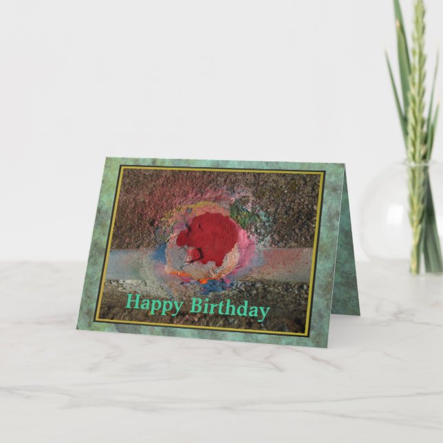 Painted Abstract Card (Front)