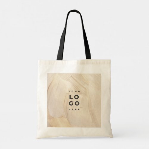 Painted Abstract Natural Elegant Neutral branding Tote Bag